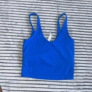 New Lululemon Align Tank Top size 4 Cerulean Blue